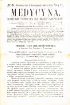 Medycyna czasopismo tygodniowe dla lekarzy praktycznych 1875 T.III nr 49