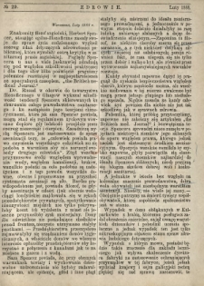 Zdrowie : miesięcznik poświęcony hygienie publicznej i prywatnej 1888 T. 4 nr 29