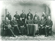 Zdjęcie członk&oacute;w Lubelskiego Towarzystwa Lekarskiego - rok 1905