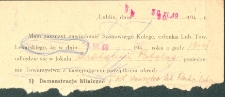 Karta pocztowa do dr prof. Mahrburga
