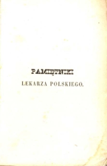 Pamiętniki Lekarza Polskiego T.2